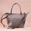Leswan leather- Tas tangan wanita Handbag berbahan kulit asli dengan aksen batik viral - ALANIS