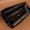 Leswan leather- Tas wanita jenis Handbag Pouch kulit asli polos motif batik viral - NARES