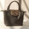 Leswan leather- Tas wanita jenis Handbag kulit asli polos motif batik viral - SAFIRA