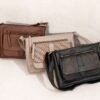 Leswan leather- Tas wanita jenis Slingbag (tas Selempang) kulit asli polos motif batik viral - SEKAR