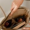Leswan leather- Tas wanita jenis Totebag kulit asli aksen batik viral - SALSA