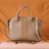Leswan leather- Tas wanita jenis Totebag kulit asli polos motif batik viral - NINDYA