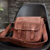 Mini Sadewa - Tas Selempang Bahu Mesengger untuk Pria Kulit Sapi Asli - La Vaches' Leather