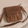 Mini Sadewa - Tas Selempang Bahu Mesengger untuk Pria Kulit Sapi Asli - La Vaches' Leather