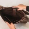 Sadewa Mesengger - Tas Selempang Bahu Laptop Kerja Pria Muat Laptop Kulit Sapi Asli - La vaches' Leather